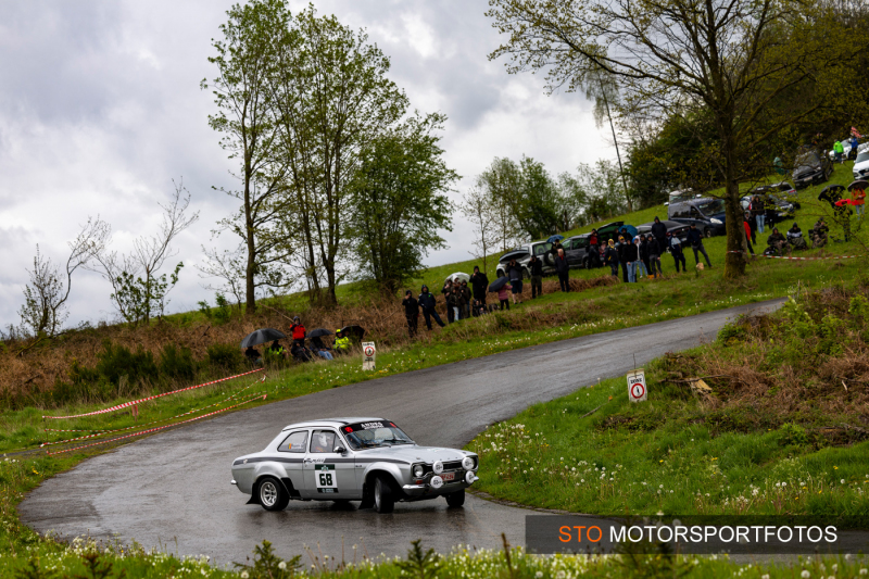 Ardenne Rally Festival 2024 - Jean Dujardin - Véronique Dupont - Ford Escort Mexico MKI
