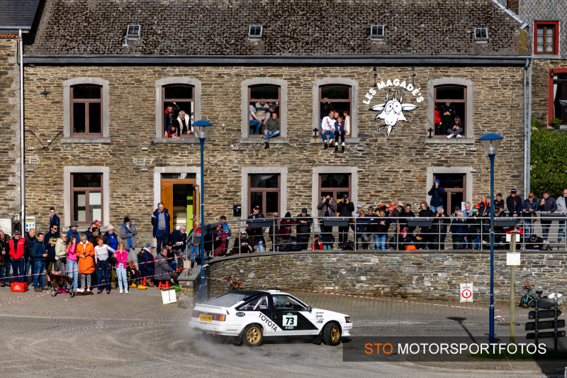 Ardenne Rally Festival 2024 - Geoff Maybank - Kristel De Smet - Toyota Corolla 1600 GT AE86