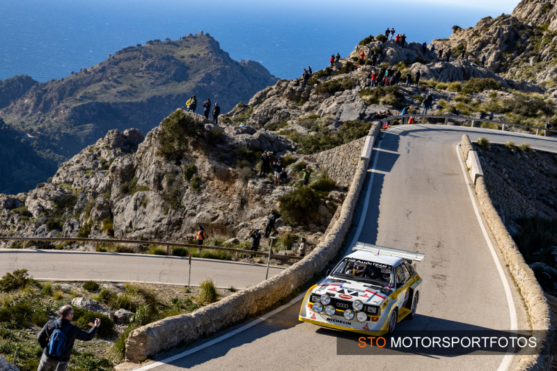 Rally Mallorca 2024 -  Erdbrügger -  Ritter - Audi Quattro S1 E2