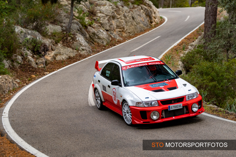 Rally Mallorca 2024 - Antonio Pizá - Teresa Pizá - Mitsubishi Lancer EVO V