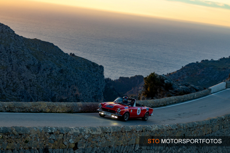 Rally Mallorca 2024 - Fergus Ross - Ray Luggeri - Fiat 124 Spider Sport