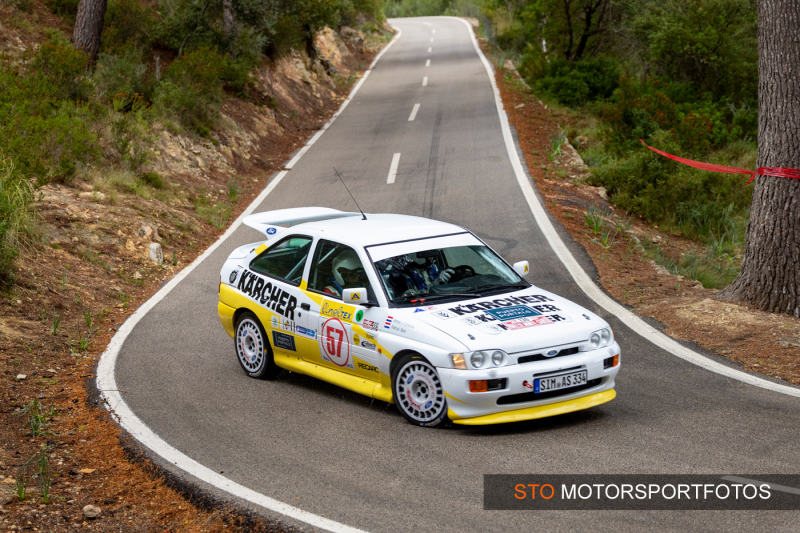 Rally Mallorca 2024 - Arnold Van der Smeede - Patricia Berk - Ford Escort Cosworth
