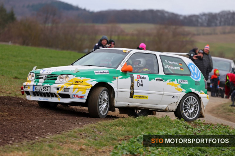 Rallye Kempenich 2023 - Frank Merten - Jochen Rheinwalt - VW Golf