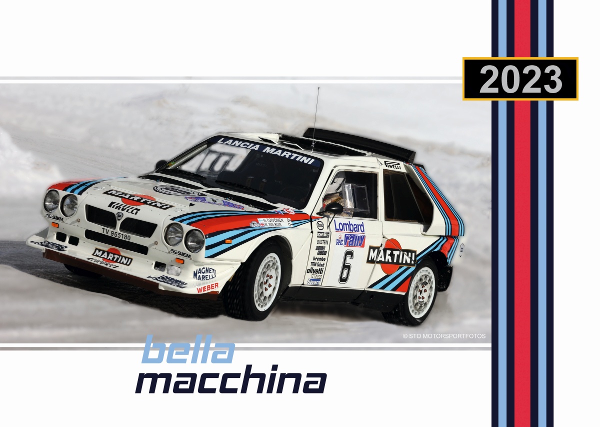 Lancia Rallye Kalender ＂bella macchina＂ 2023